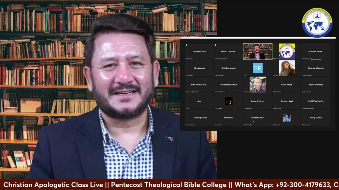 Christian Apologetic Class || S 3 || Pentecost Theological Bible College || Rev Dr. Jamil Nasir