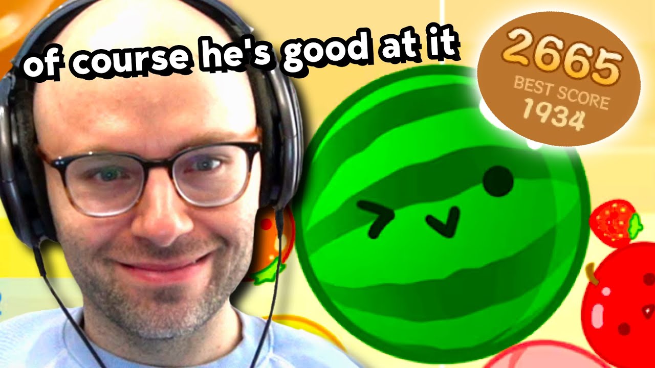 Northernlion наконец-то попробовал игру Suika...