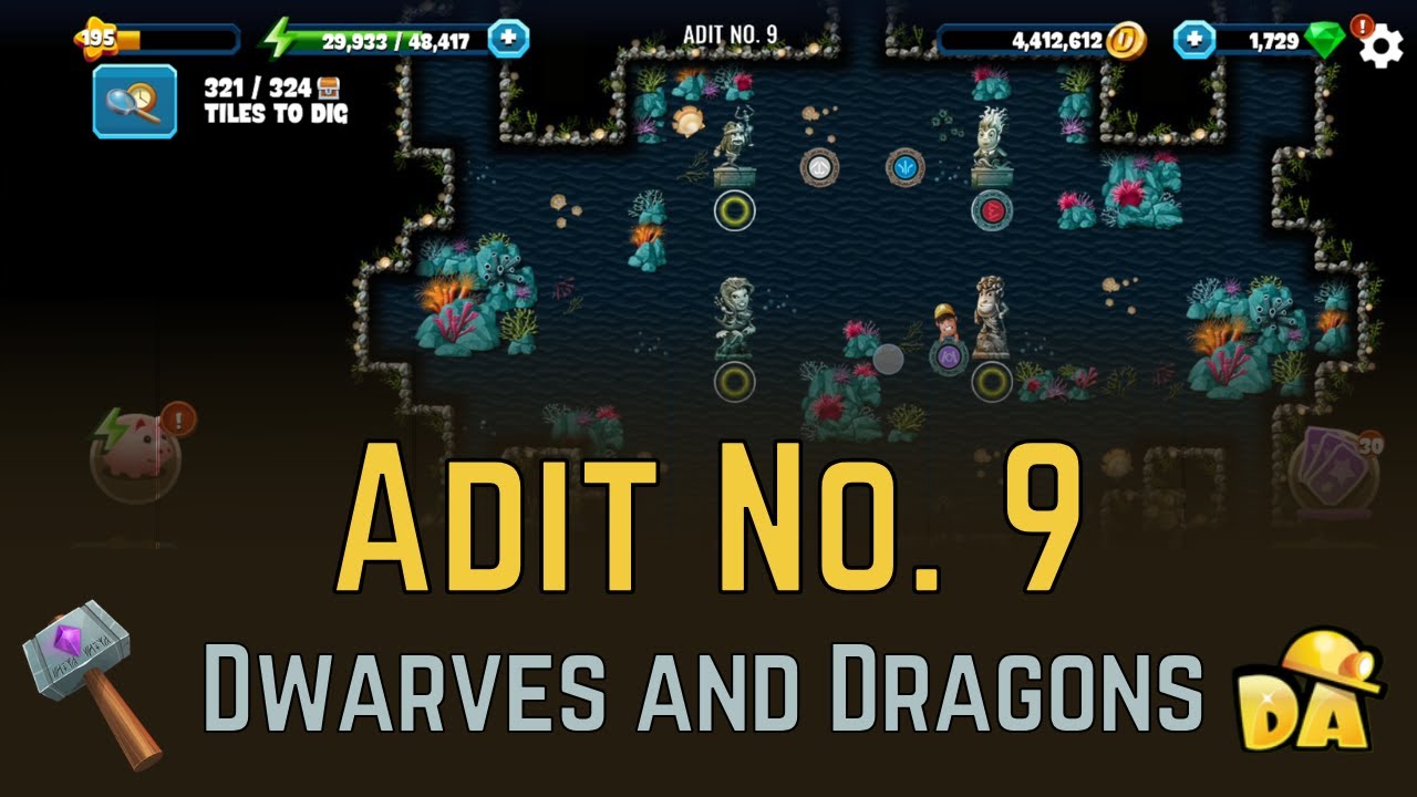Adit No. 9 - Dwarves and Dragons - Diggy's Adventure