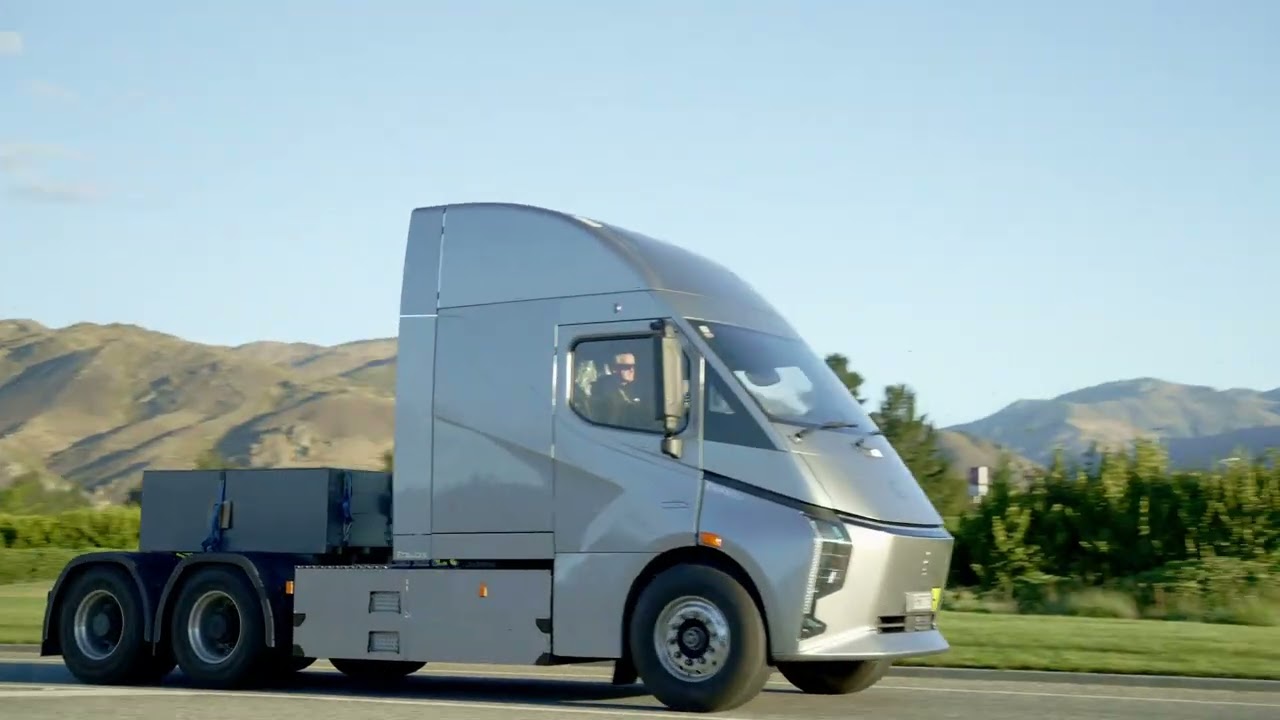 The Great Electric Cherry Migration: the truck arrives