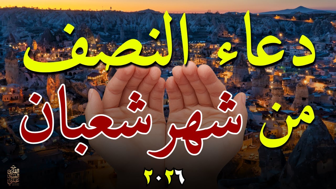دعاء النصف من شهر شعبان 2026 🌙 دعاء يفتح لك ابواب الخير والرزق 🤲🏻♥️ Dua for Sha'ban