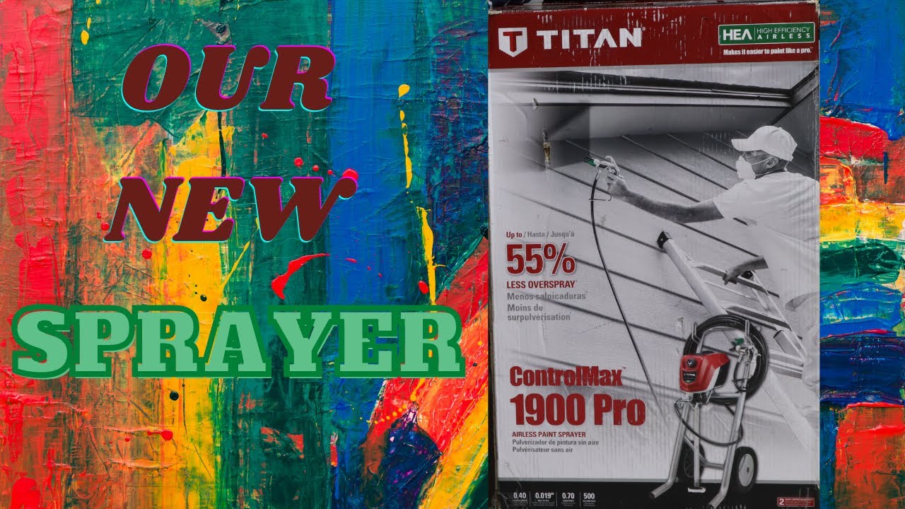YOUR PERFECT DIY AIRLESS SPRAYER--TITAN CONTROL MAX 1900