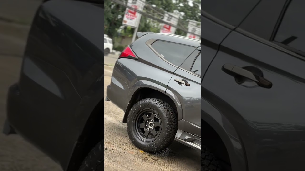 modifikasi velg mobil Pajero dengan HSR Wheel R18 #velghsr #pajero #mitsubishi velg racing ring 18