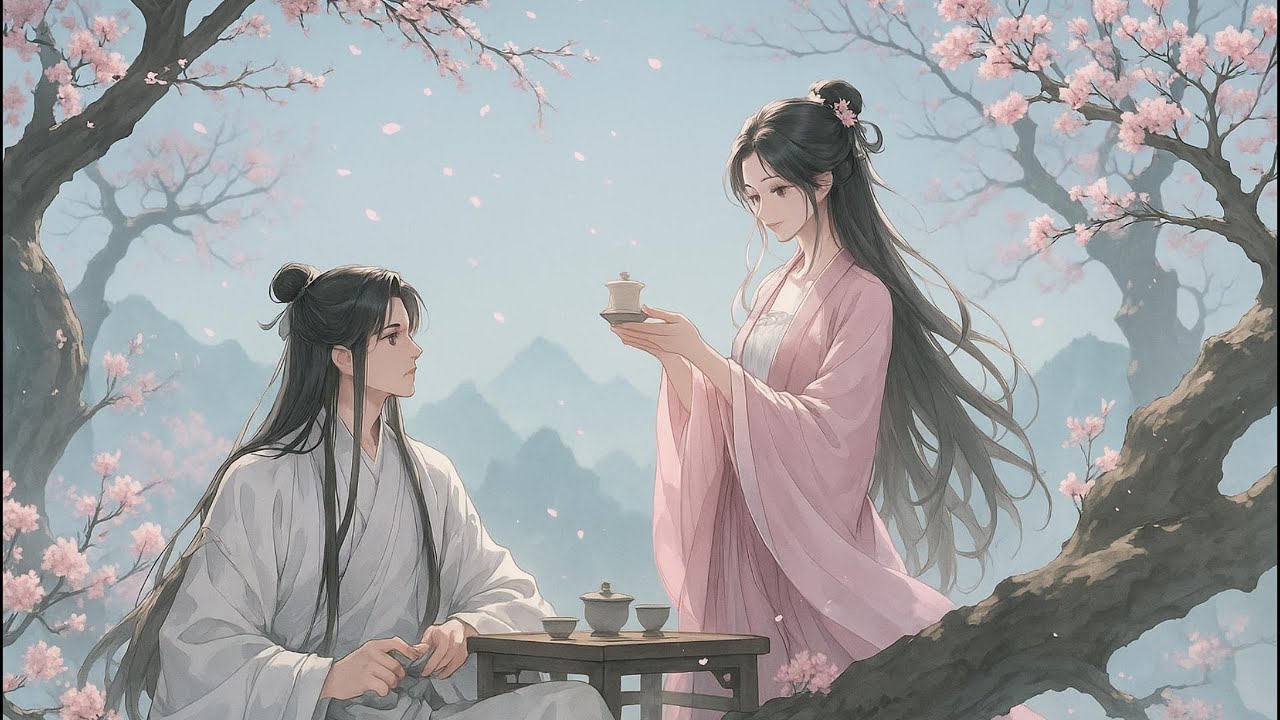 🌸Whisper of Blossoms  🌿Romantic Guzheng & Erhu Love Melody | Blossom Ballads