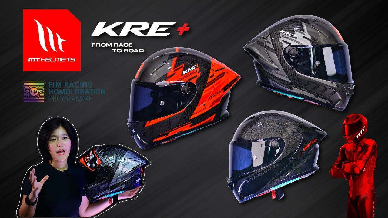 𝗞𝗥𝗘𝗬 :  รีวิว หมวกสเปคนักแข่ง MT model KRE + CARBON