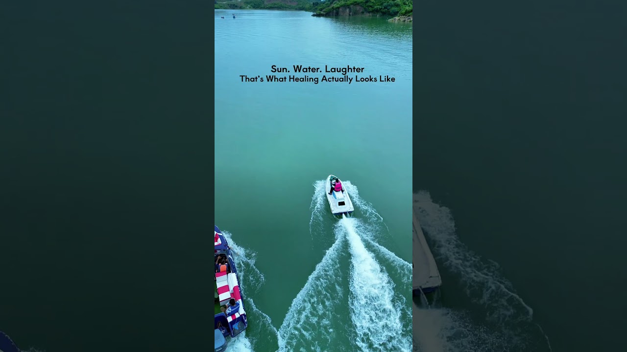 When peace meets the lake &mdash; calm vibes only at Mangla Water Resort.
