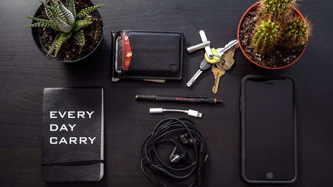My EDC (Jazz Drummer, Student, Cyclist)