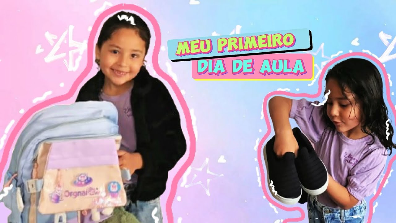 MEU PRIMEIRO DIA DE AULA NA ESCOLA NOVA