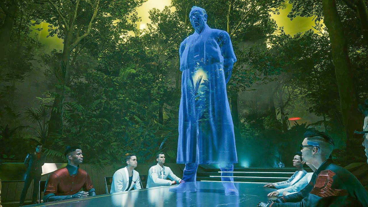 Cyberpunk 2077 Заседание совета директоров Сабуро Арасаки
