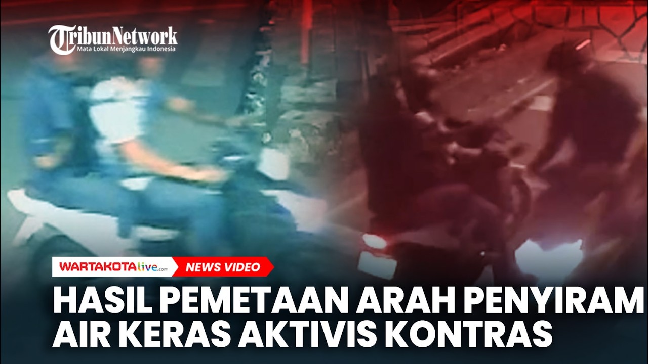 Hasil Pemetaan Arah Datang dan Kabur Penyiram Air Keras Aktivis Kontras