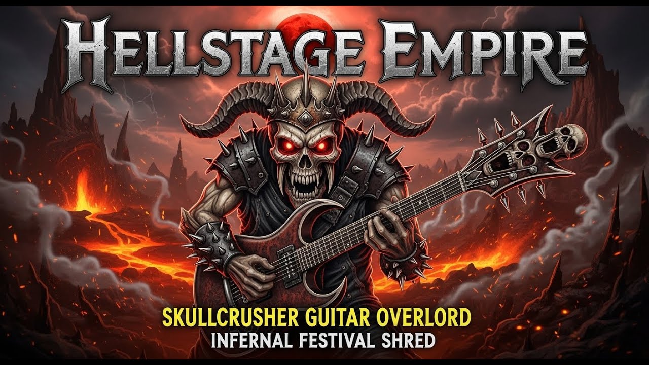 HELLSTAGE EMPIRE 🔥 Skullcrusher Guitar Overlord  💀 Infernal Festival Shred