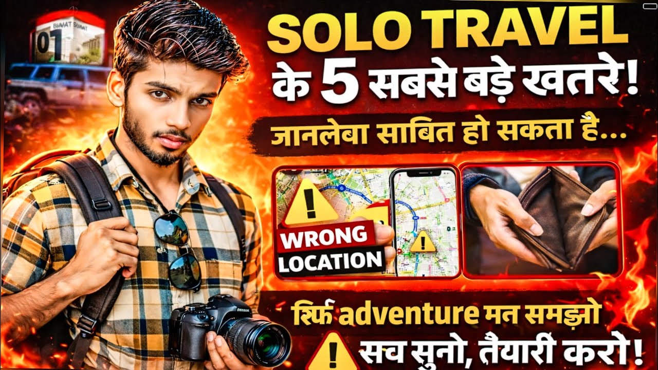 5 Tips for First Time Solo Travelers [Hindi] – Quick Support @TravellingDesi #solotravel