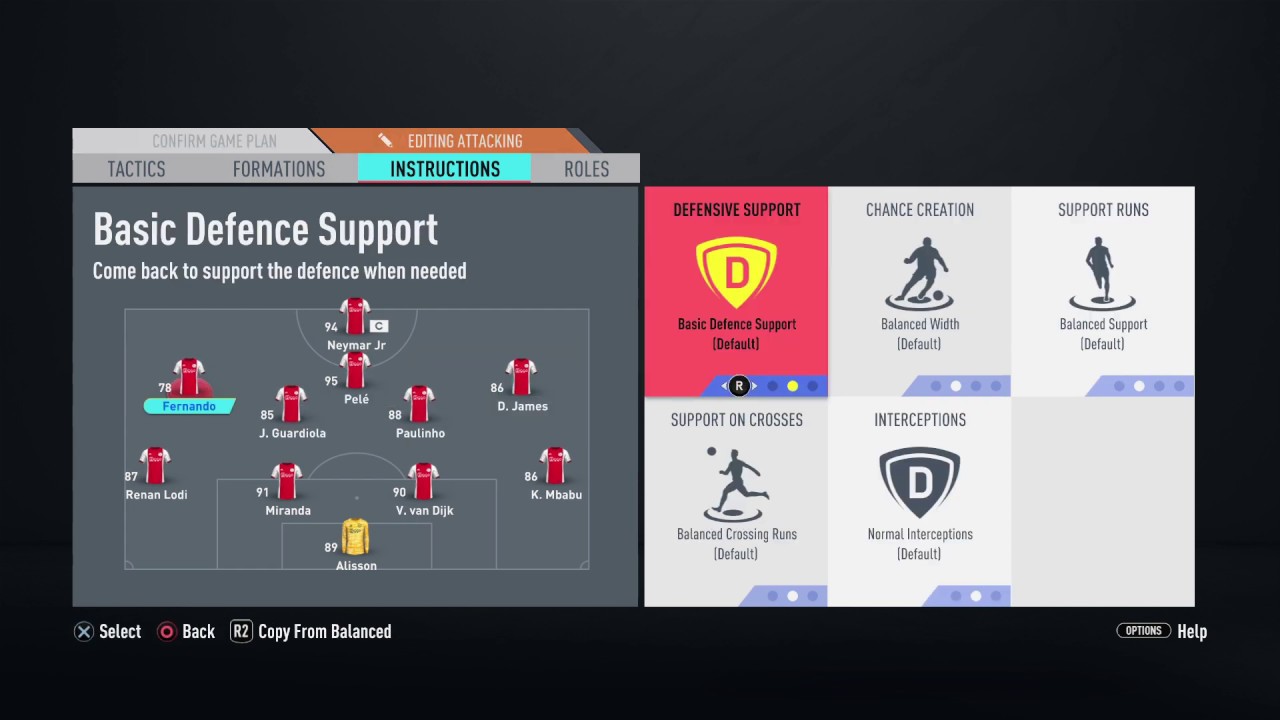 افضل تكتيك لخطة 1-1-4-4 🤔⚽ #2  | | Fifa 20