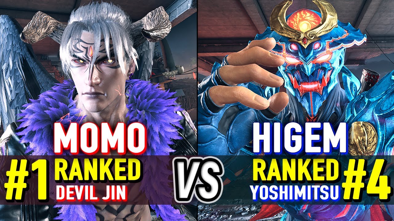 T8 🔥 MOMO (#1 Ranked Devil Jin) vs HIGEM (#4 Ranked Yoshimitsu) 🔥 Tekken 8 High Level Gameplay
