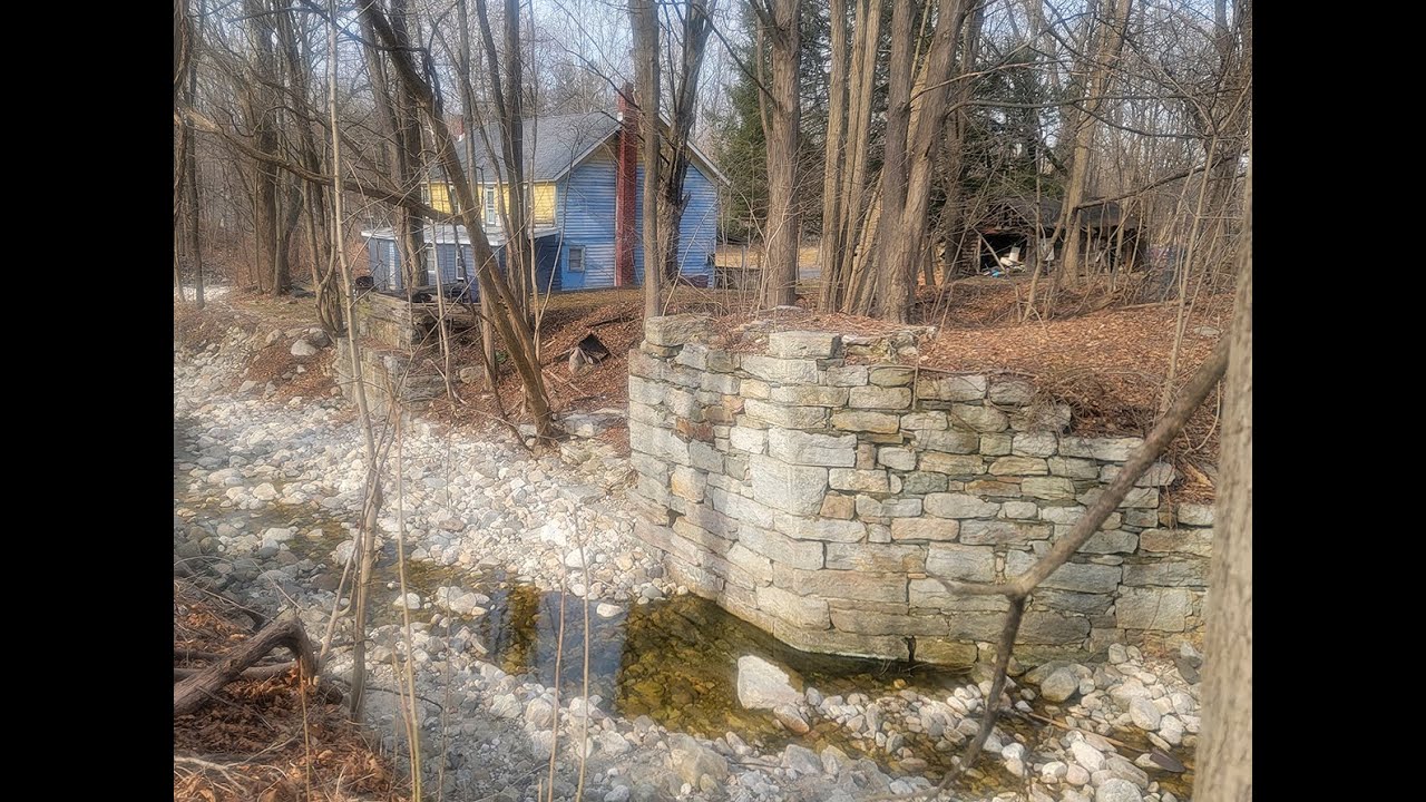The D&H Canal Mountain Brook Aqueduct in Ellenville, NY