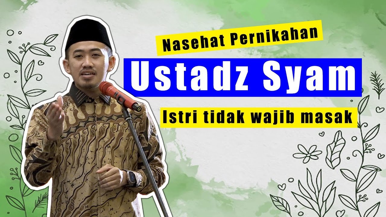 ISTRI TIDAK WAJIB MASAK | CERAMAH LUCU USTADZ SYAM | ANDRE PRODUCTION CHANNEL