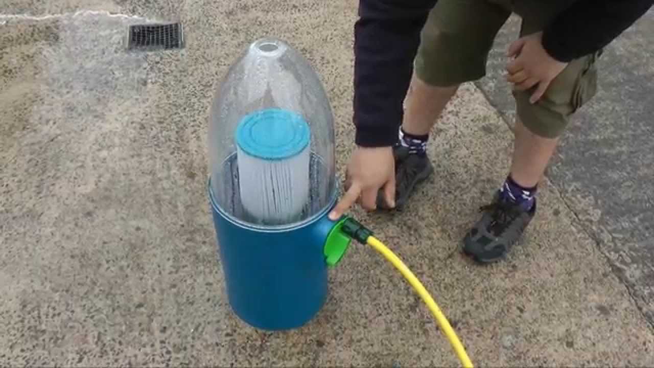 Cleaning your Hot Tub Filters with The Estelle Filter Cleaning System