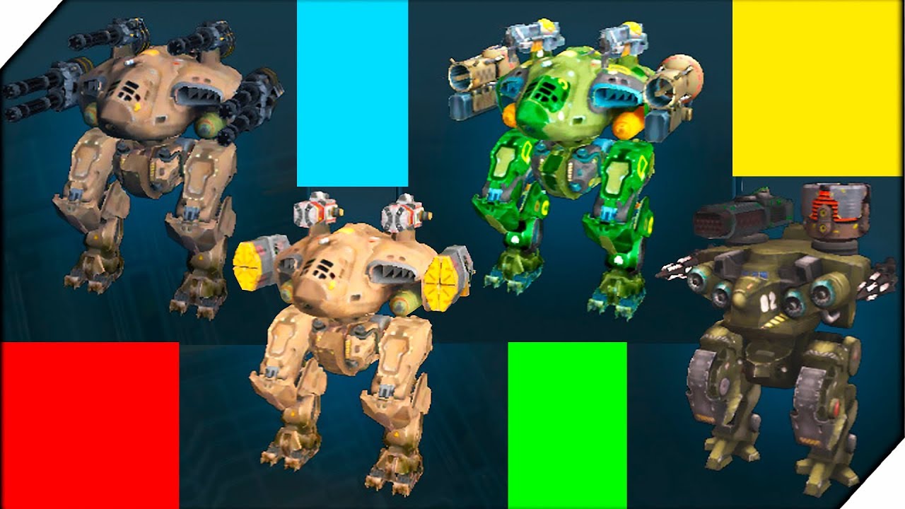 МОИ СУПЕР РОБОТЫ - Игра War Robots. Игры на андроид. Битва роботов