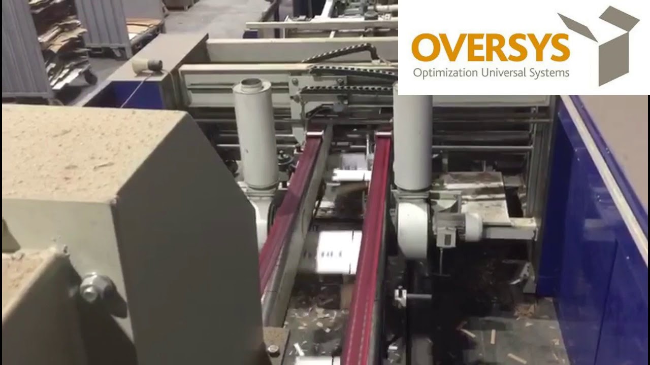 VIDEO OVERSYS U44080218 EMBA 245 QS 4 COLORS FLEXO FOLDER GLUER WITH ROTARY DIE CUTTER