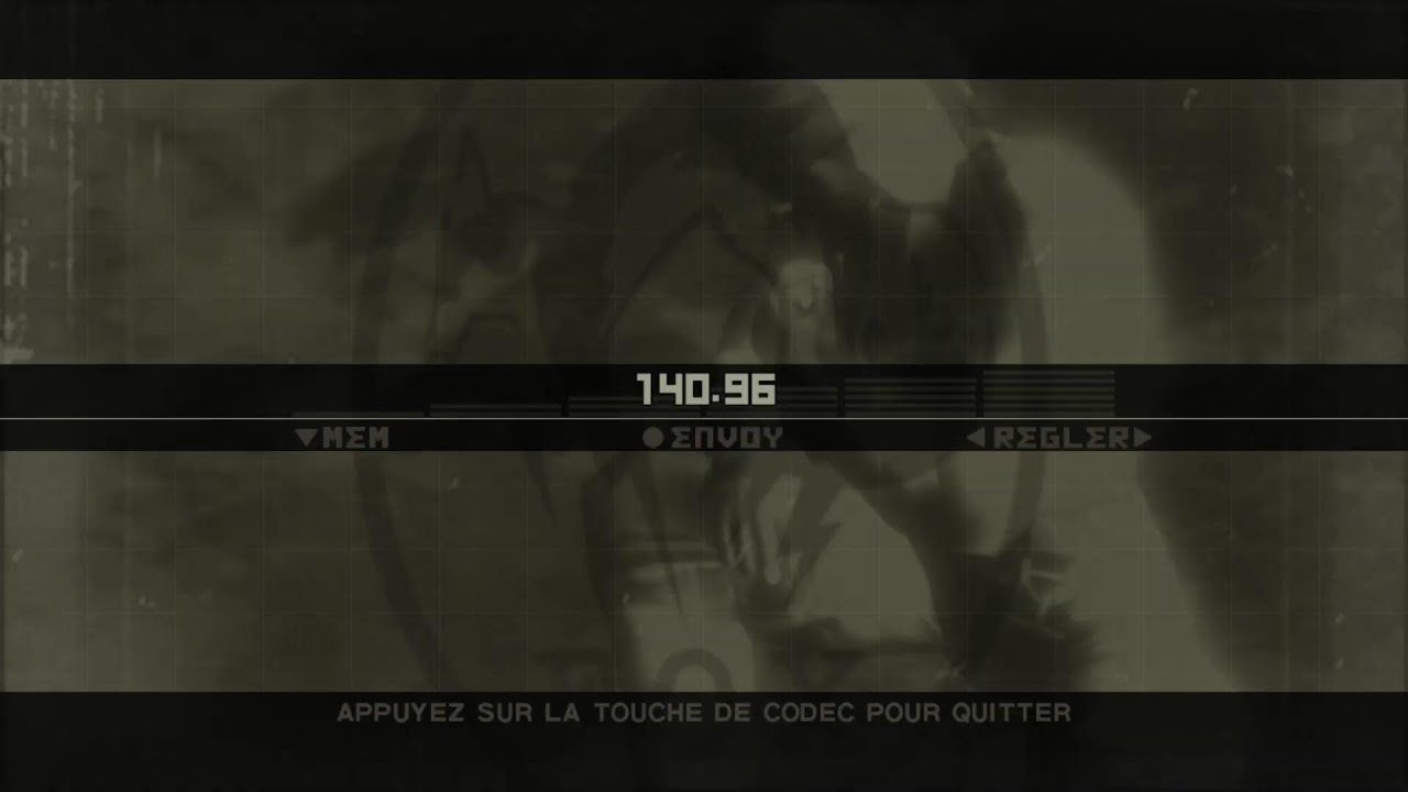 Metal Gears solid 3 vidéo son numéro