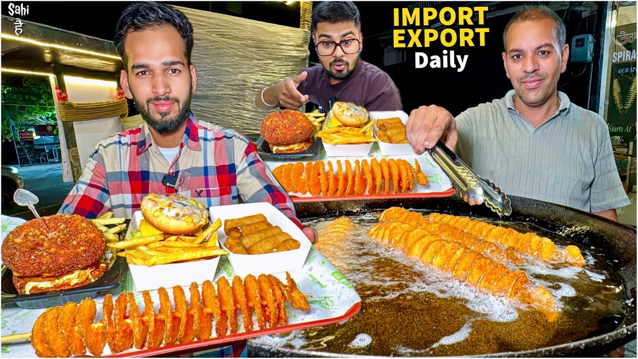 21 Years Old MasterChef ka Imported Luxury Burger | Street Food India