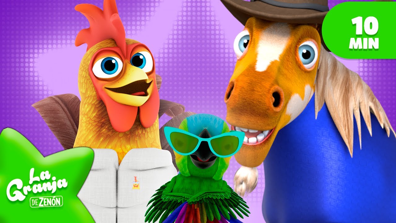 EL LORITO PEPE REMIX  Y MÁS REMIXES 👨🏻‍🌾 LA GRANJA DE ZENÓN 🎵 PARA NIÑOS | El Reino Infantil