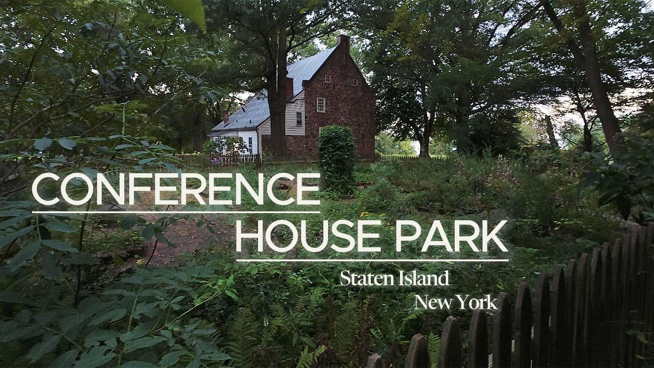 Sunset Stroll at Staten Island's Hidden Gem - Conference House Park - No Talking -Relaxing Music