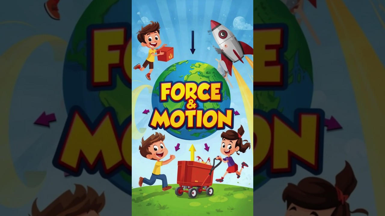 Force & Motion Explained for Kids & Families #forceandmotion #scienceforkids #newton #gravity #STEM