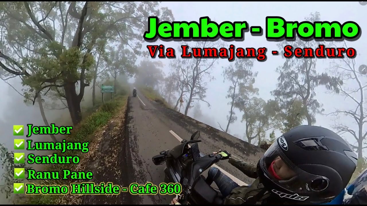 JEMBER - LUMAJANG - BROMO HILLSIDE CAFE 360 Jalan pintas Via RANUPANE