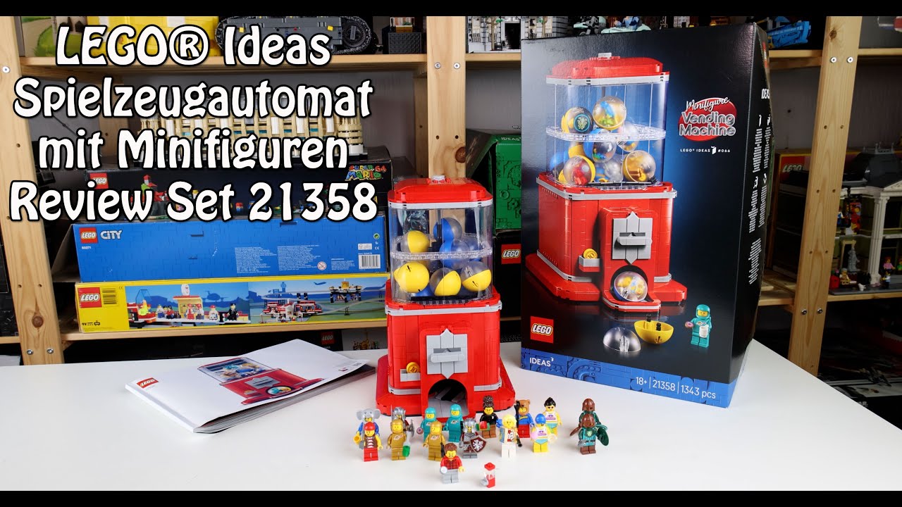Review LEGO Spielzeugautomat mit Minifiguren (Ideas Set 21358)