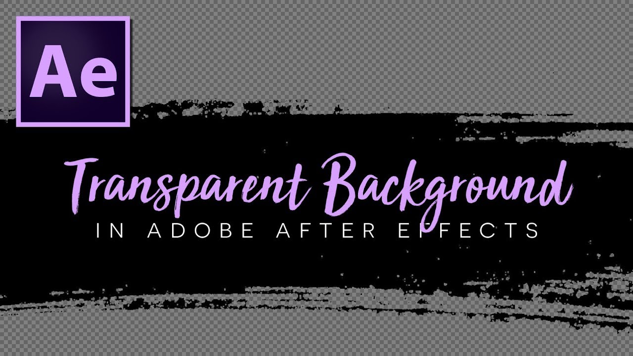 How To Render Videos With A Transparent Background! After Effects Tutorial