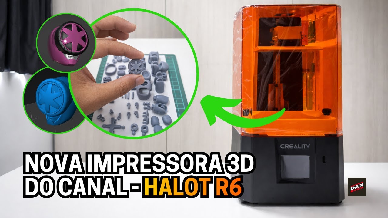 Nova impressora 3D do Canal - HALOT R6 CREALITY