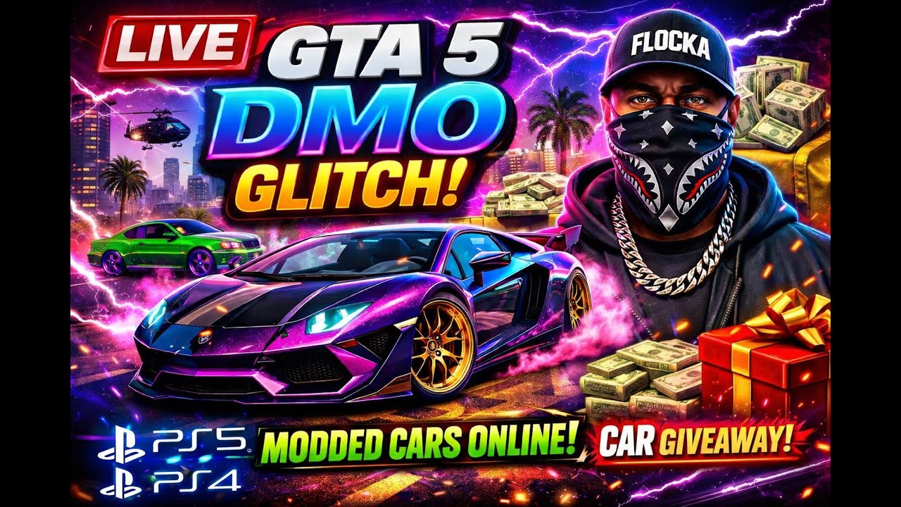 🔴LIVE DMO Glitch! Creating & Bringing Modded Cars Fo Subscribers & The Community (PS4/PS5)