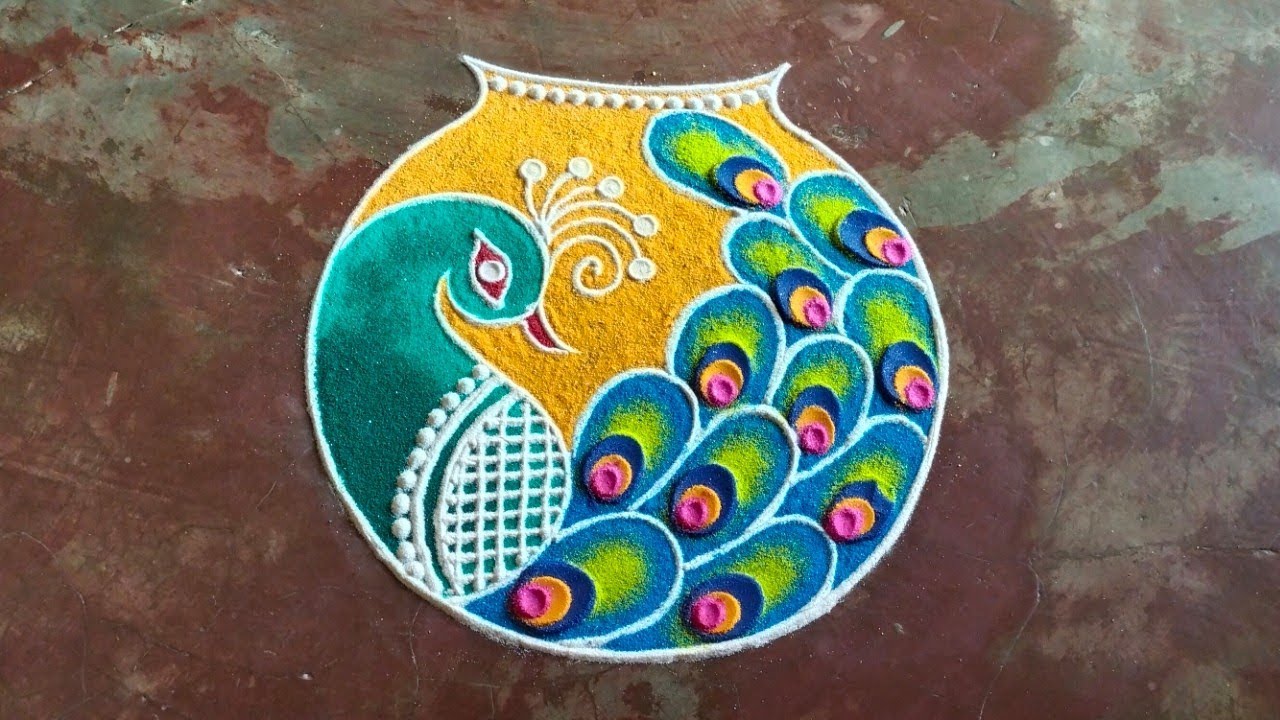 Pongal Pot Rangoli 🌷New Pot Kolam 🌷 Pongal Kolam Rangoli 🌷 Sankranthi Muggulu Designs 🌷@saptrangi