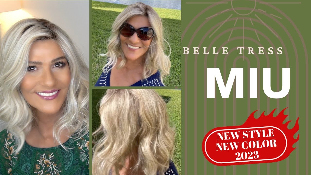Belle Tress | MIU (NEW WIG STYLE & COLOR 2023) | BURNT BISCUIT BLONDE R | LUX COLLECTION