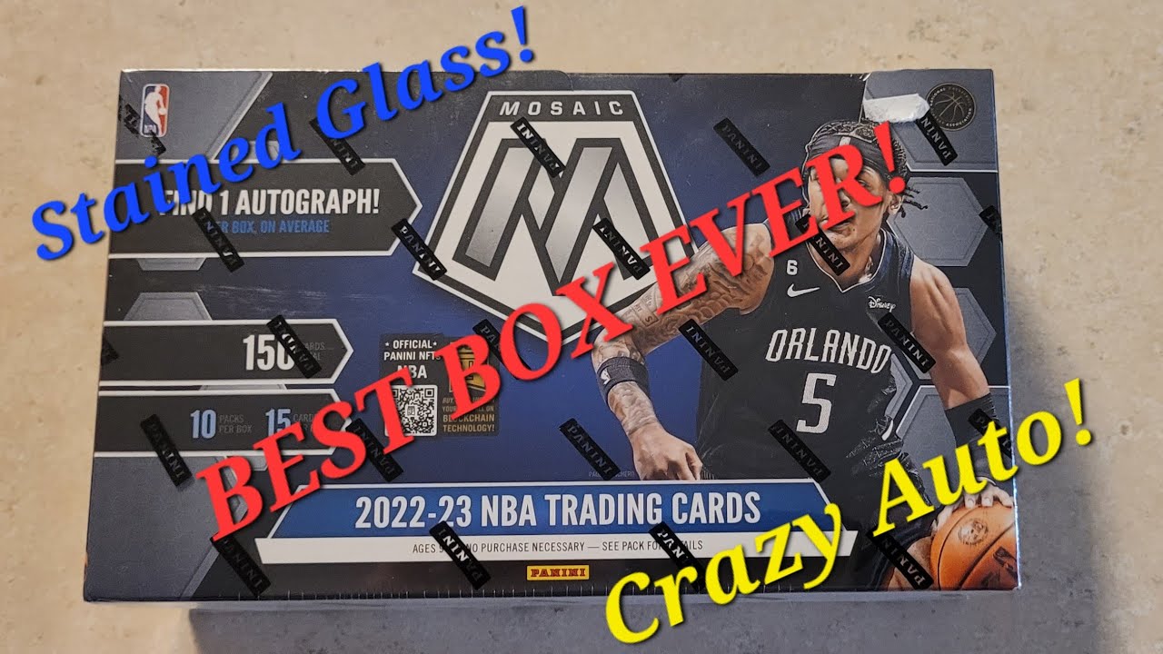 BEST. BOX. EVER! (not kidding) 2022-23 Panini Mosaic Basketball Hobby Box~CASE HIT & CASE HIT AUTO?