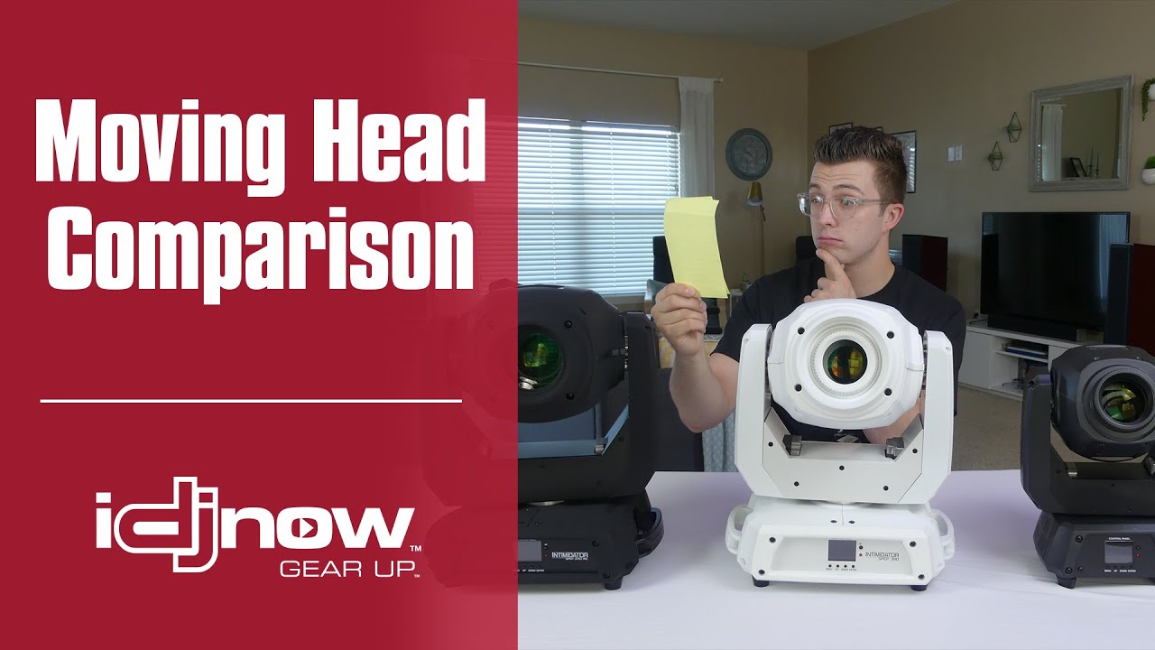 Chauvet DJ Moving Head Comparisons | Intimidator Spot 260, 360 & 375z | I DJ NOW