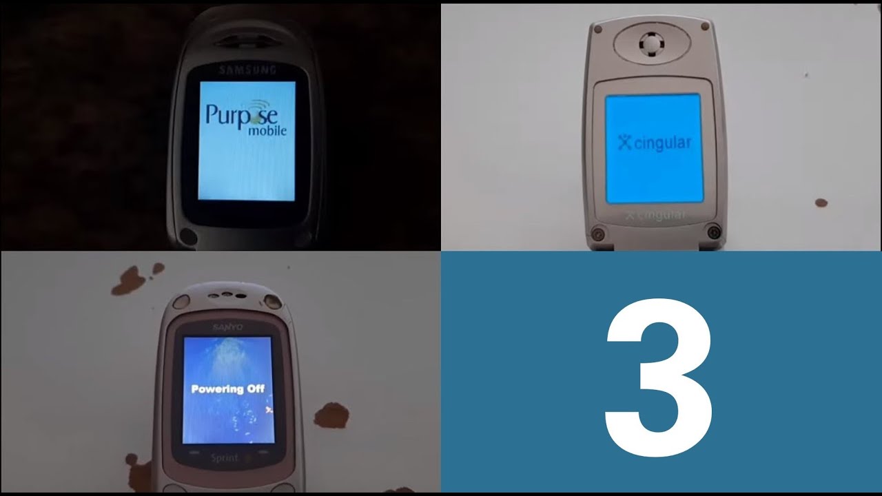 Cell Phone Startup/Shutdown Collection (PART 3)