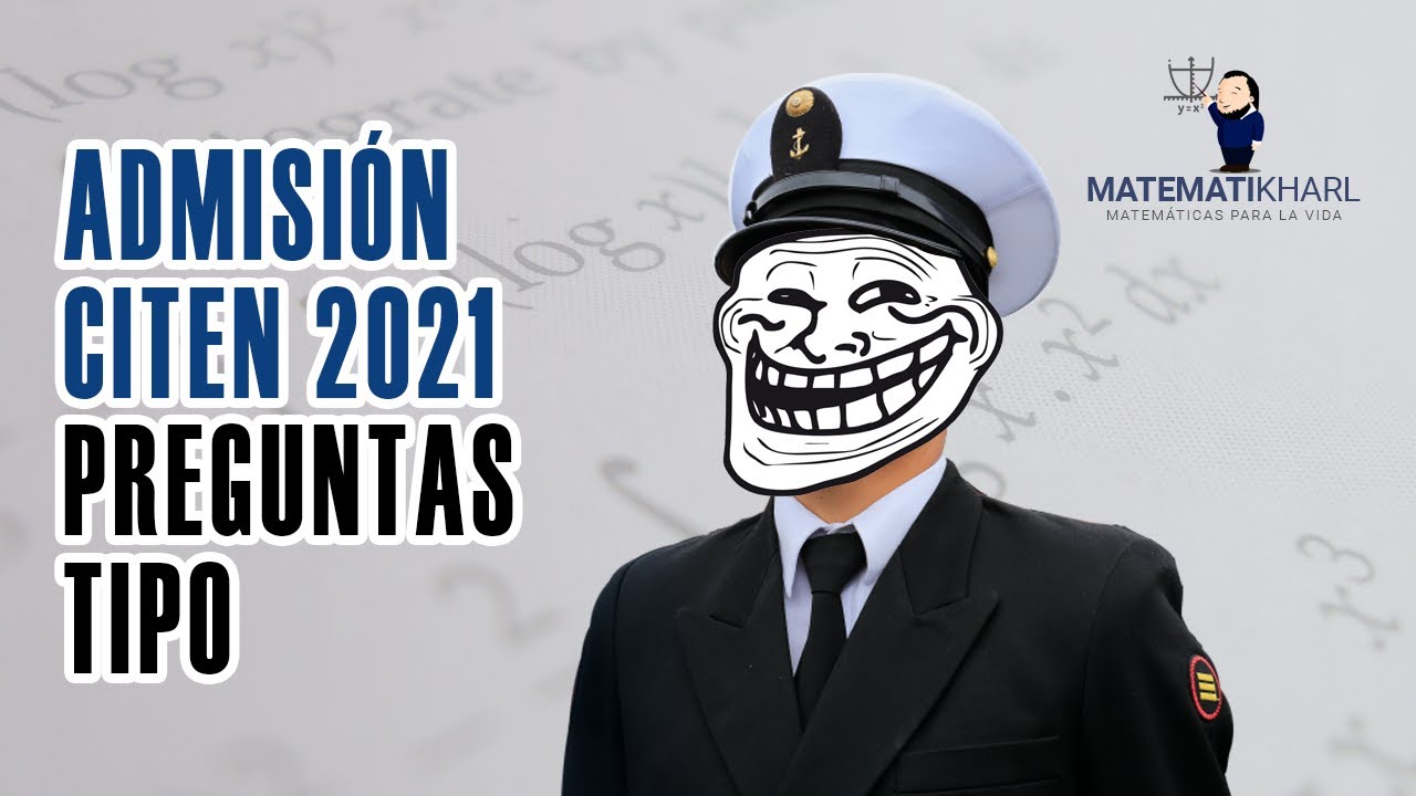 Admisión CITEN - Preguntas tipo