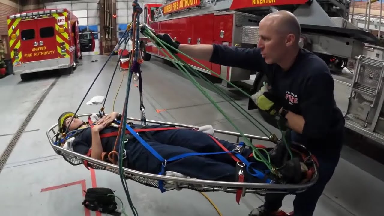 High Angle Litter Rigging