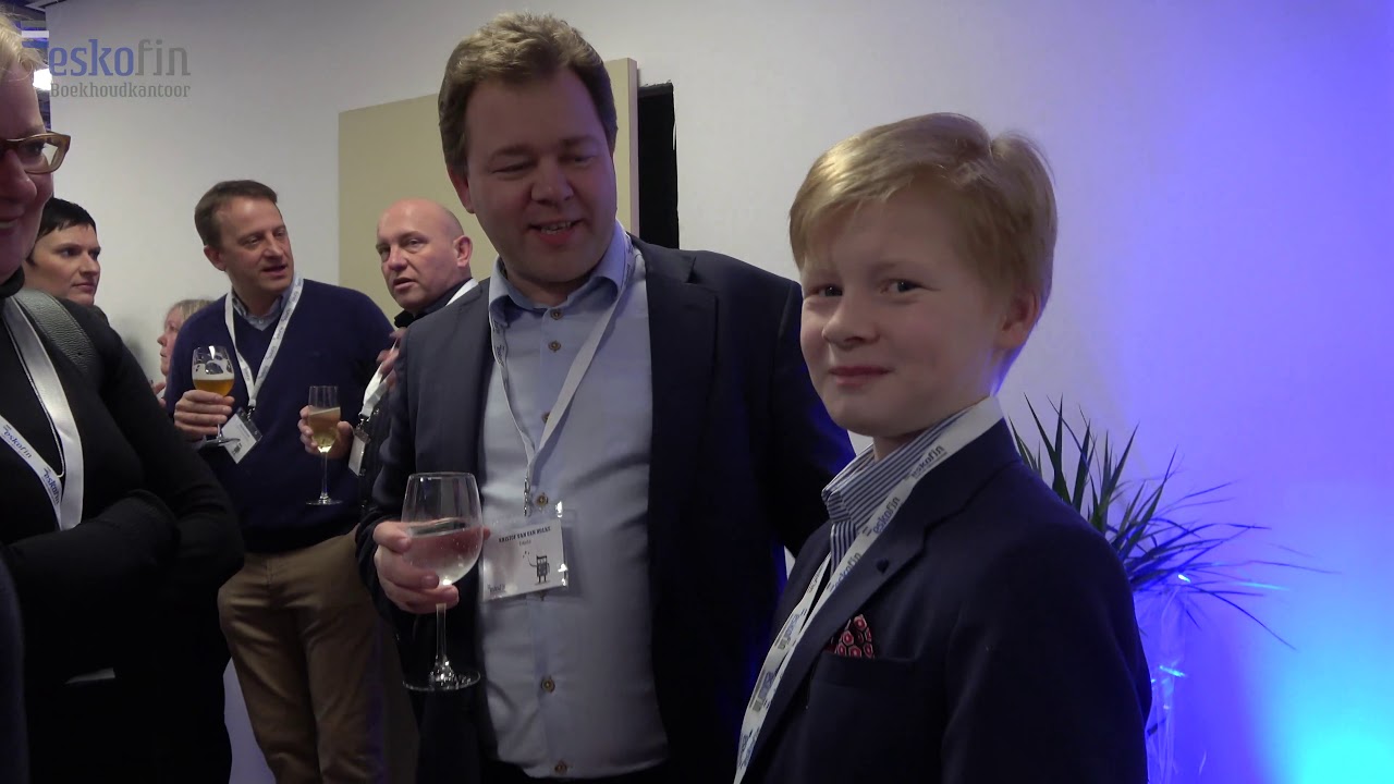 Receptie ESKOFIN nieuwe kantoren