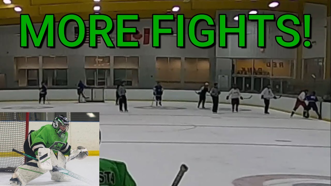 HITS AND FIGHTS... GoPro Hockey Goalie