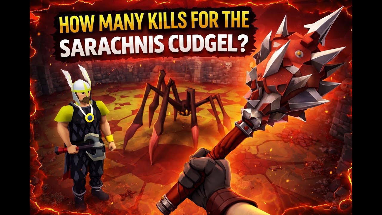 The Sarachnis. One Cudgel. No Escape 🕷️ | OSRS 🔥🗡️