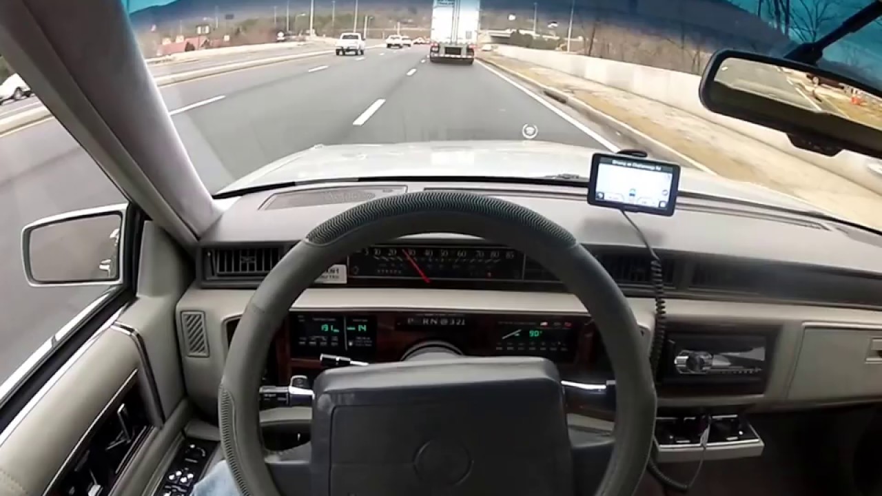 1993 Cadillac Sedan Deville freeway drive test drive owner review