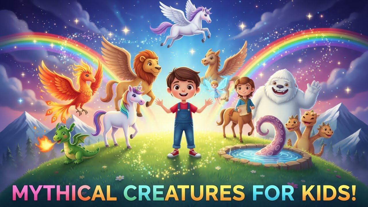 Learn Fantasy Animal Names | Episode 22 | Mythical Creatures for Kids