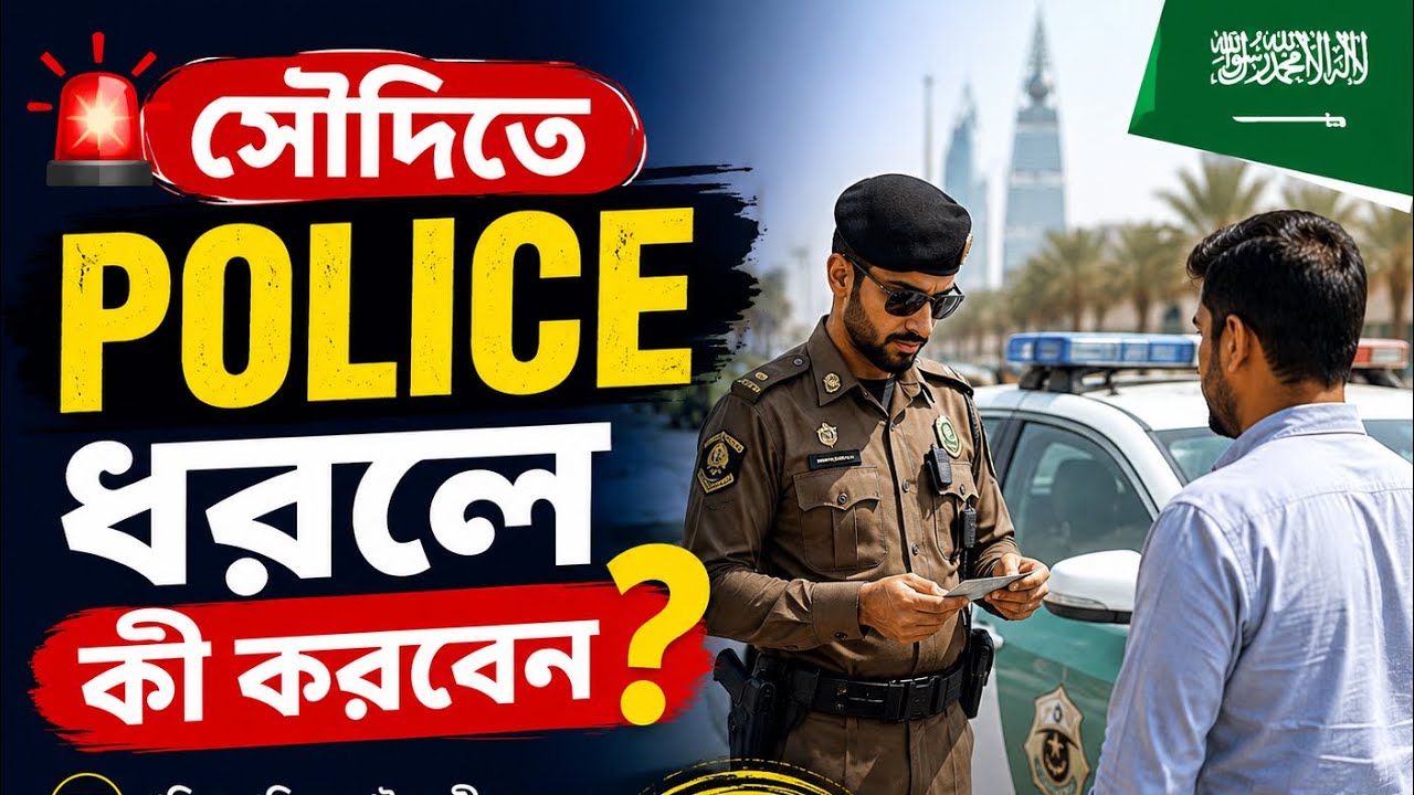 সৌদিতে Police ধরলে কী করবেন? | Iqama Check, Police Rules & Saudi Update 2026