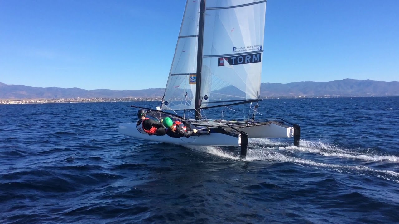 Awesome Nacra 17 sailing !!