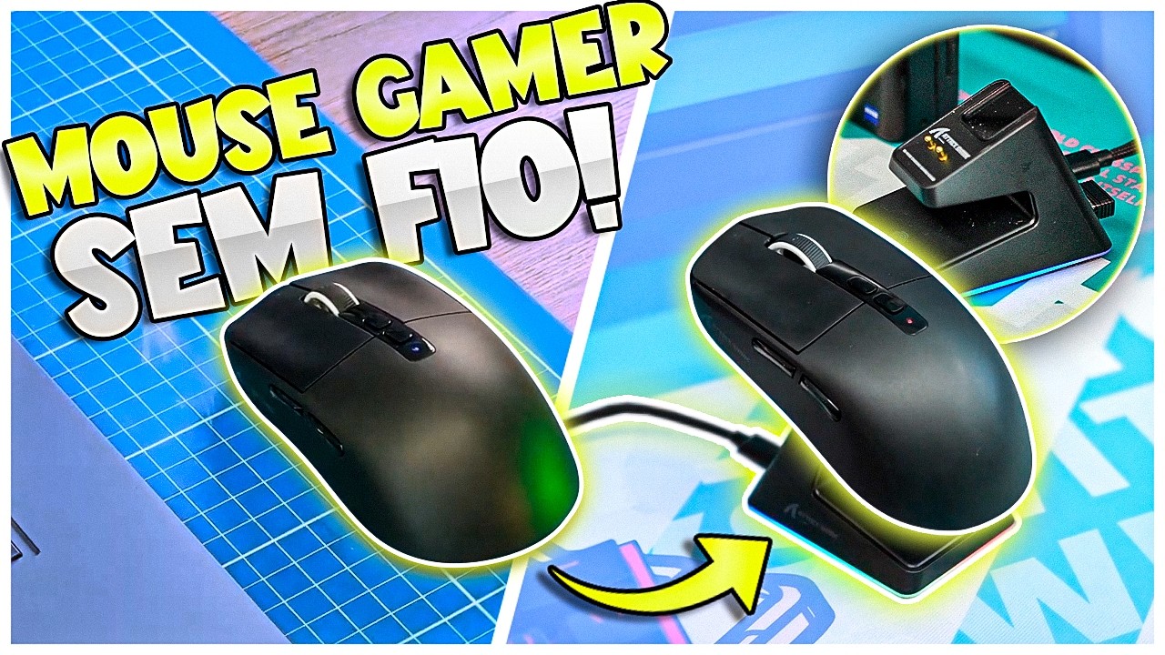 o MOUSE GAMER PERFEITO e BARATO EXISTE! Attack Shark X6