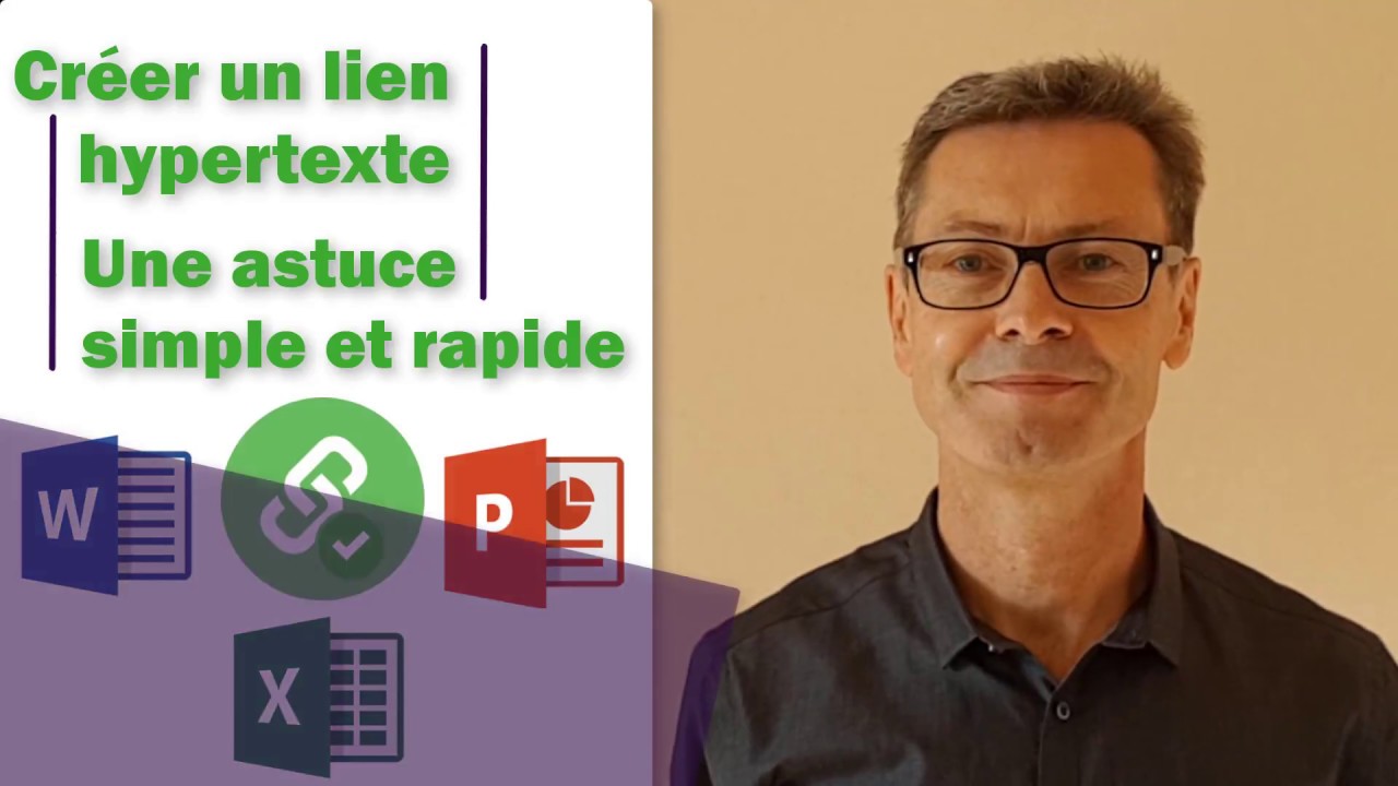 Comment insérer un lien hypertexte vers un fichier word, excel ; Une astuce simple et rapide