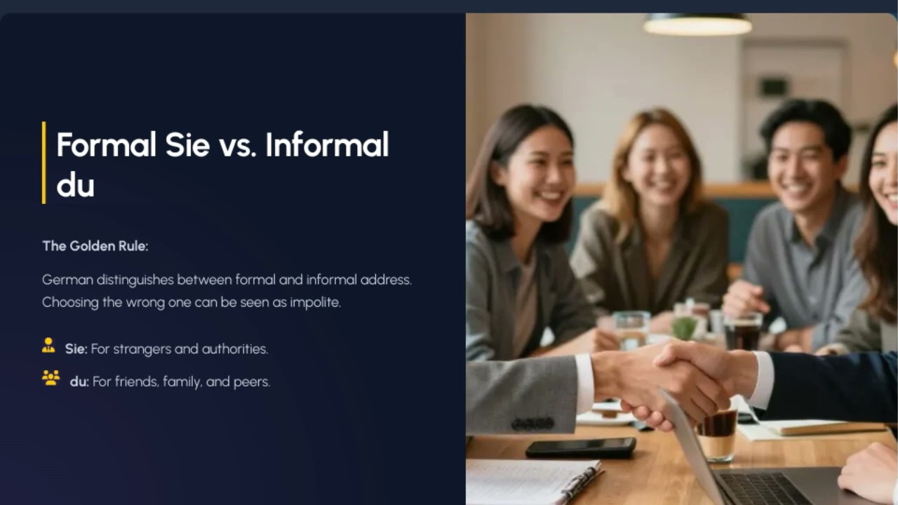 Diploma in German – Level 1 Module 1  Video